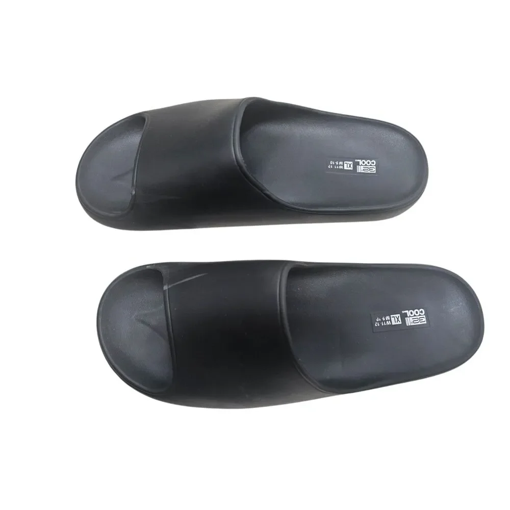 32 Degrees Unisex Cusion Slides Black XL M9-10, W11-12